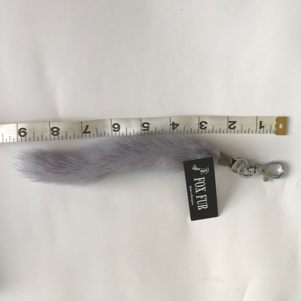 Real Mink Fur Key Chain Purse Decoration . - Picture 6 of 8